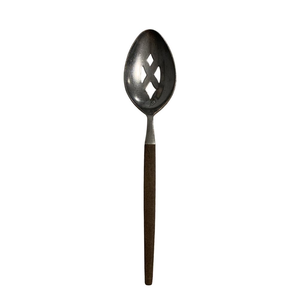 Epic Silver Japan Forged Stainless EPS10 MCM Style Pierced Serving Spoon